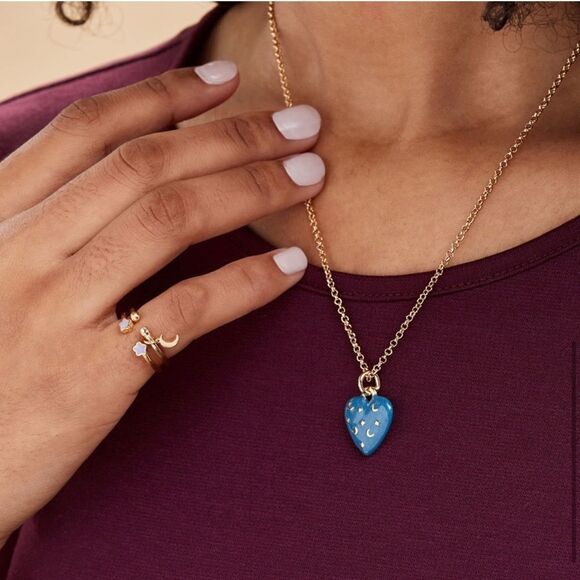 Alex and Ani Wish Upon a Star Necklace + Ring NWT Set in Shiny Gold NWT - Picture 6 of 8